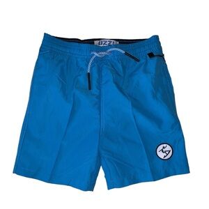 NWT Boys UZZI Blue 4.5 Inch Water Activated‎ Print Swim Shorts Size M